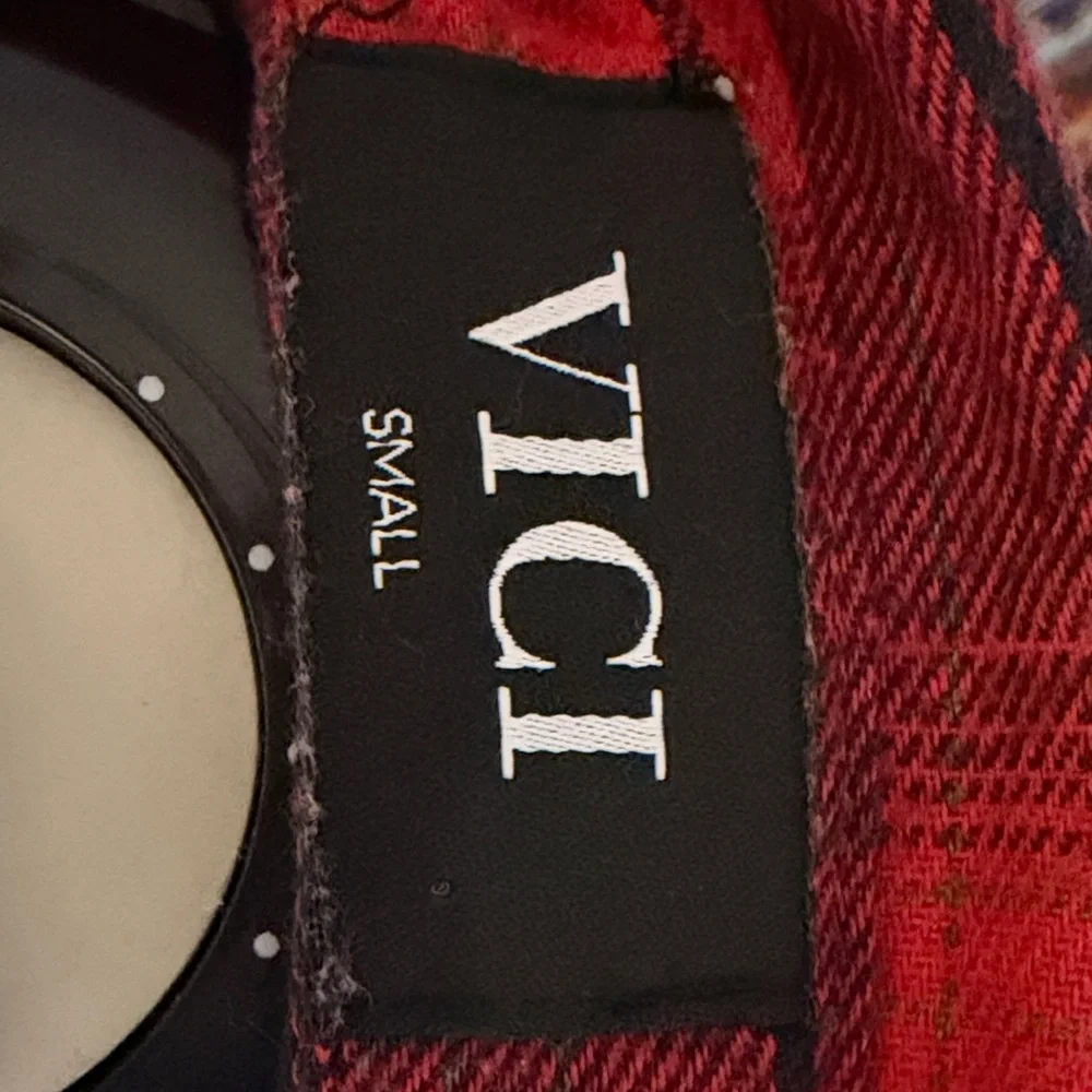 Vici Red and Black Plaid Dress - Picture 8 of 8